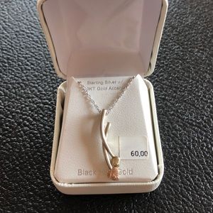 Black hills gold and silver necklace 45